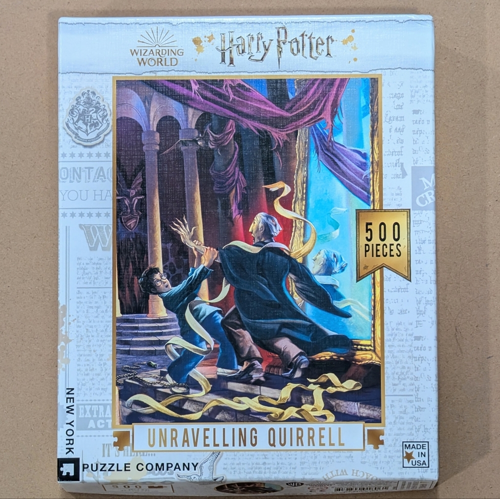 New York Puzzle Company Harry Potter Unravelling Quirrell 500 Piece Puzzle - Picture 2 of 5